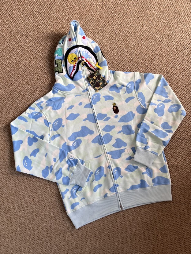 StrayKids Felix BAPE Inspired Bape camo zip-up  hoodie-Stray Kids