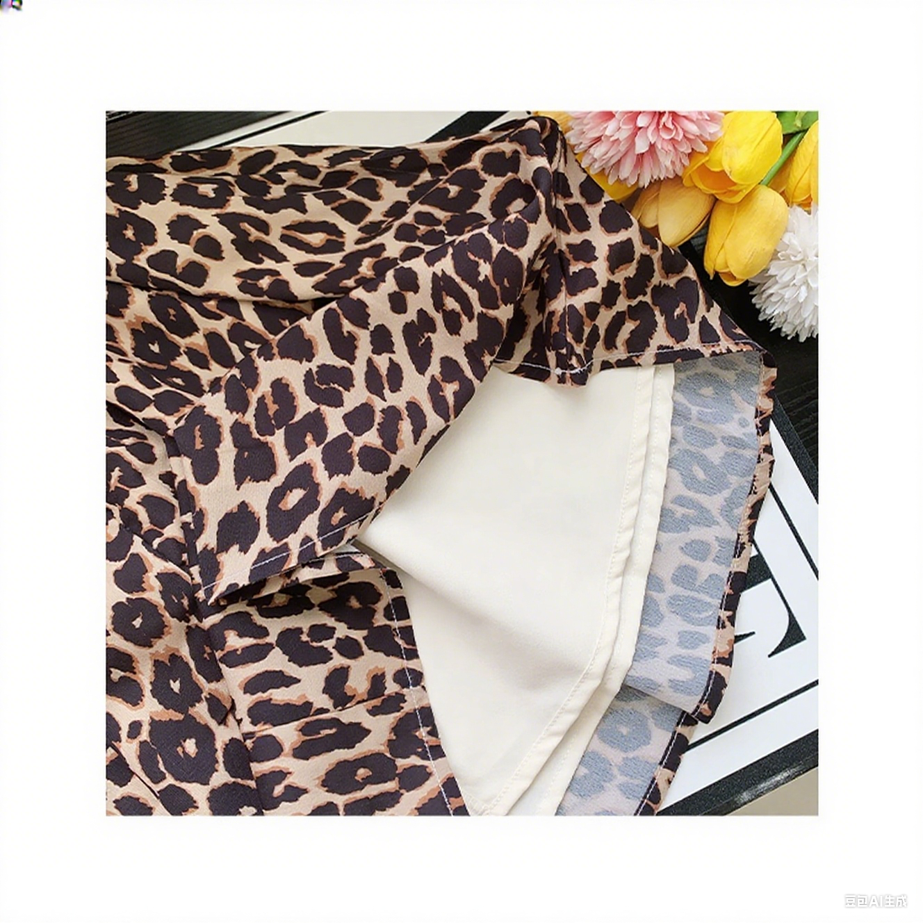 Aespa Karina Inspired Leopard Print Cami Dress