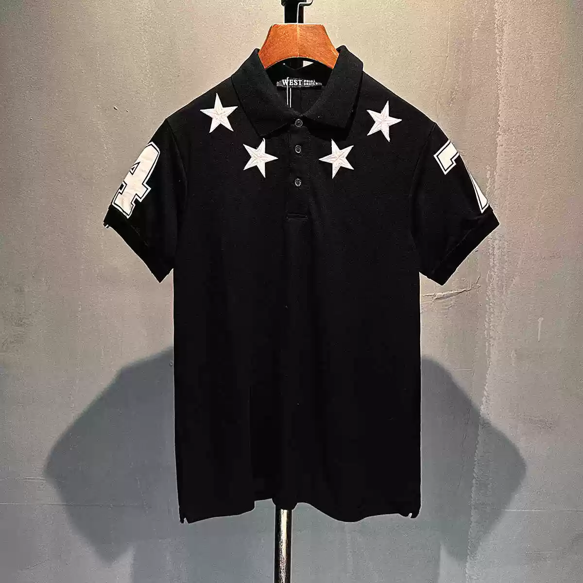 Cortis Keonho Inspired Star Print Polo Shirt