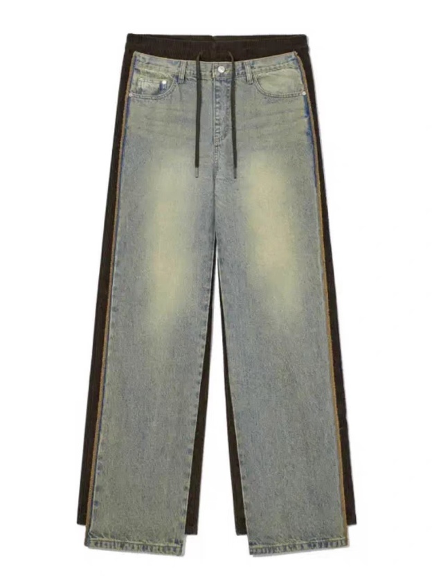Newjeans&IVE&I-DLE Inspirer Two Waist Pants