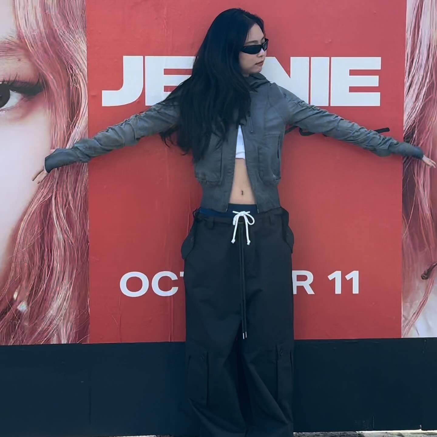 Blackpink Jennie Inspired Pockets Cargo Pants