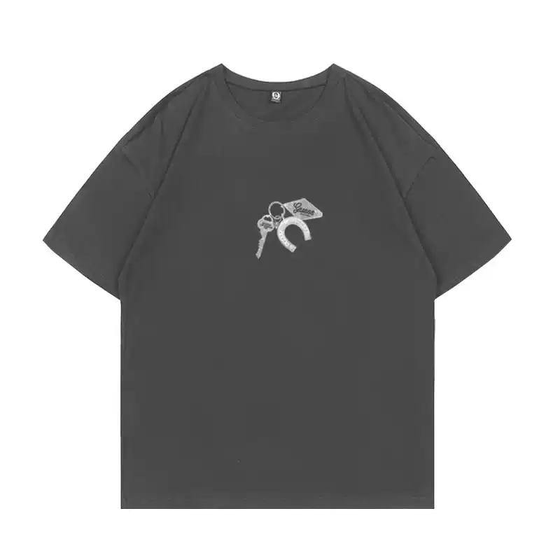 Stray Kids Hyunjin Inspired Horseshoe Key Print T-Shirt-Straykids