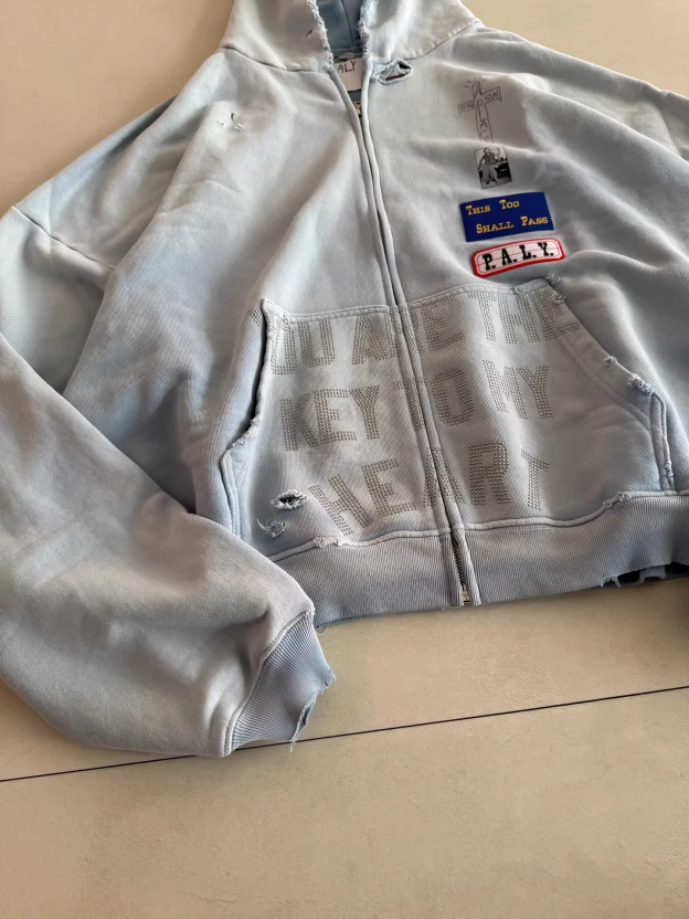 CORTIS MARTIN INSPIRED ZANUCKS ZIP HOODED SWEATSHIRT