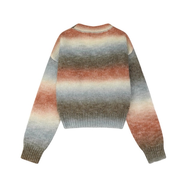 Aespa Winter Inspired Gradient Knit Cardigan
