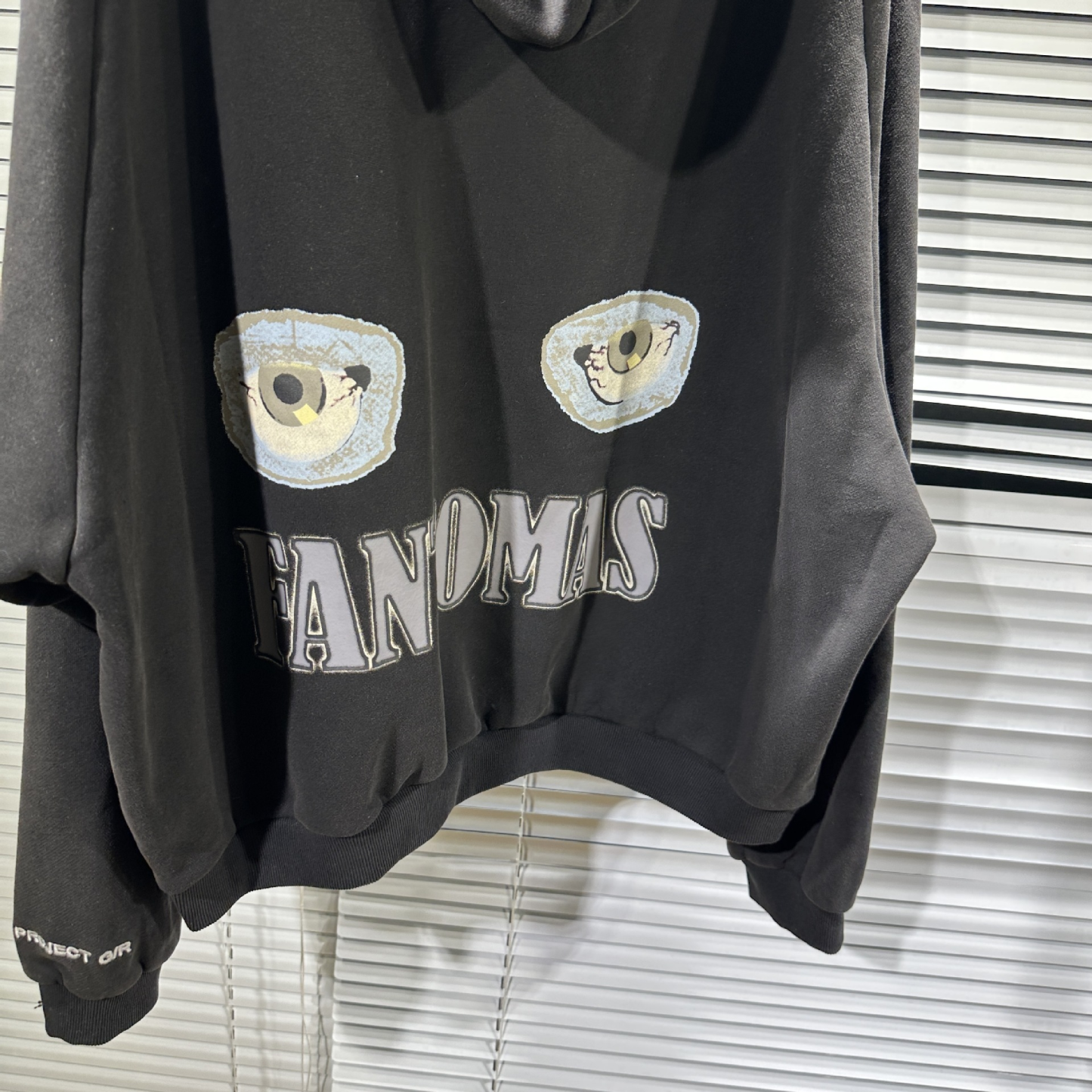 Stray kids Han Inspired MIND SLAUGHTER Fantomas Vintage Washed Hoodie-Straykids