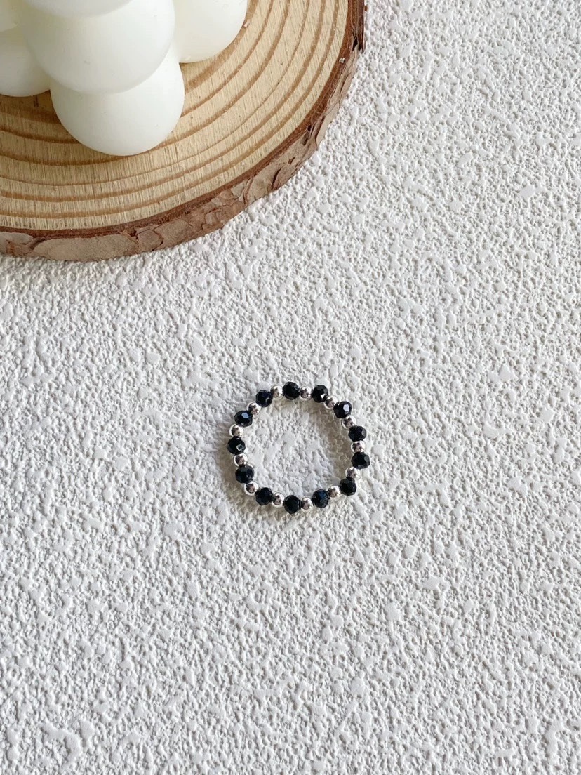 Straykids Hyunjin Inspired Black Beaded Bracelet