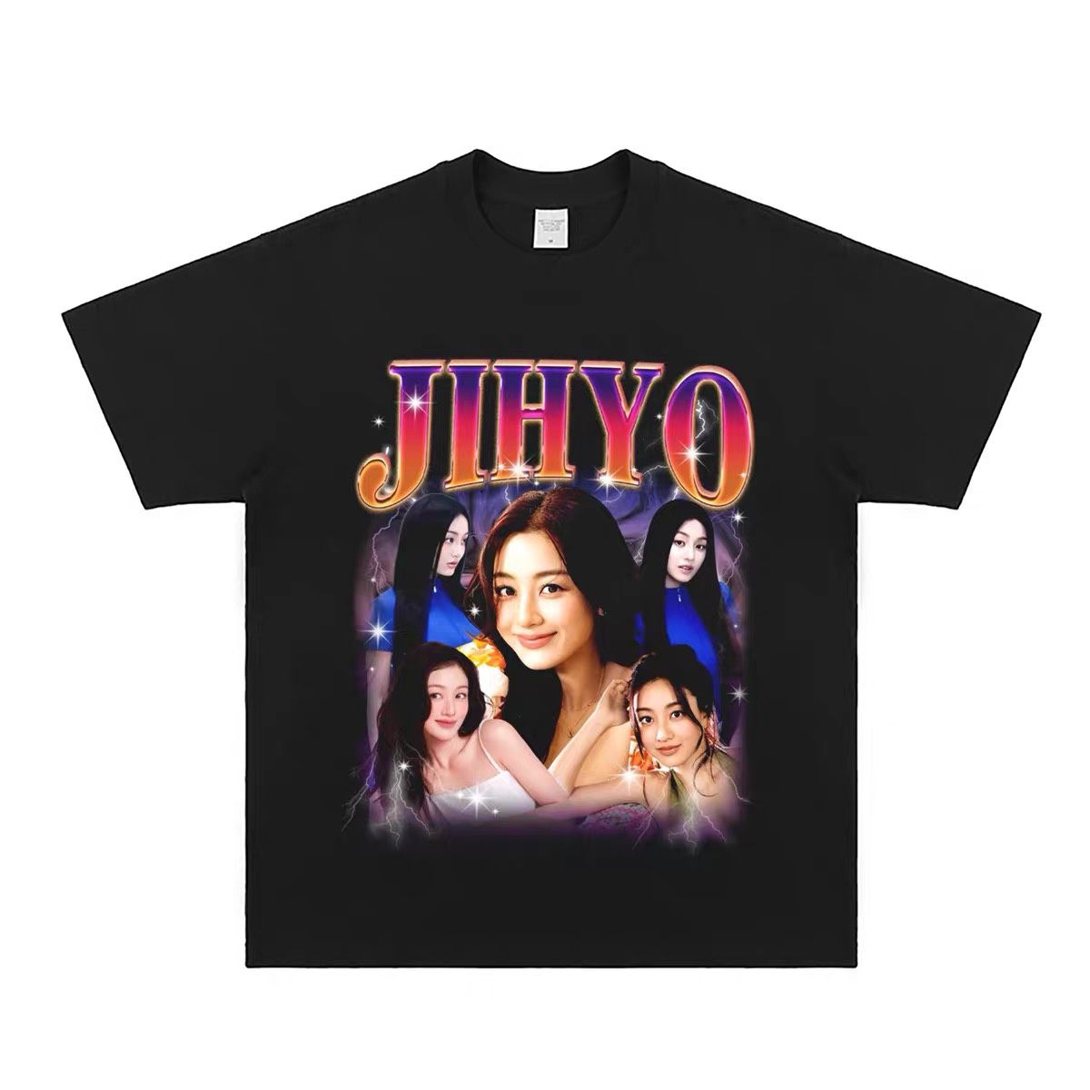 TWICE Custom Member Printed Retro Washed T-Shirt