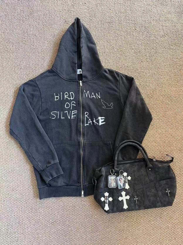 Enhypen Niki inspired PALY HOLLYWOOD Zip-Up Hoodie Jacket