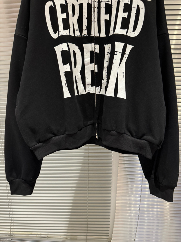 Boynextdoor Leehan&Zico Inspired Certified Freak Graphic Zip-Up Hoodie