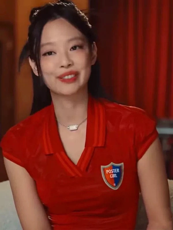 Blackpink Jennie Inspired Red Latex Mini Dress