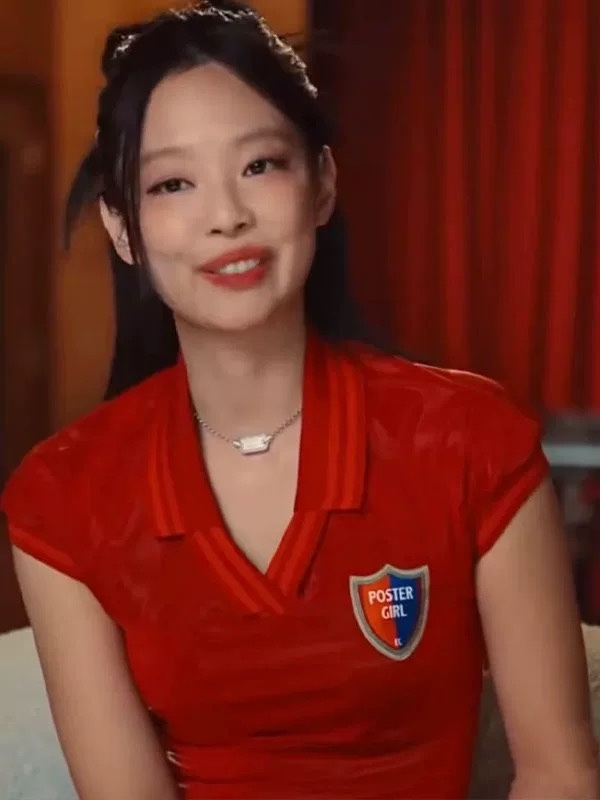 Blackpink Jennie Inspired Red Latex Mini Dress