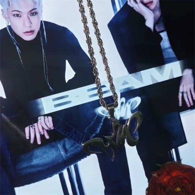 Seventeen Hoshi Woozi HW Alphabet Necklace