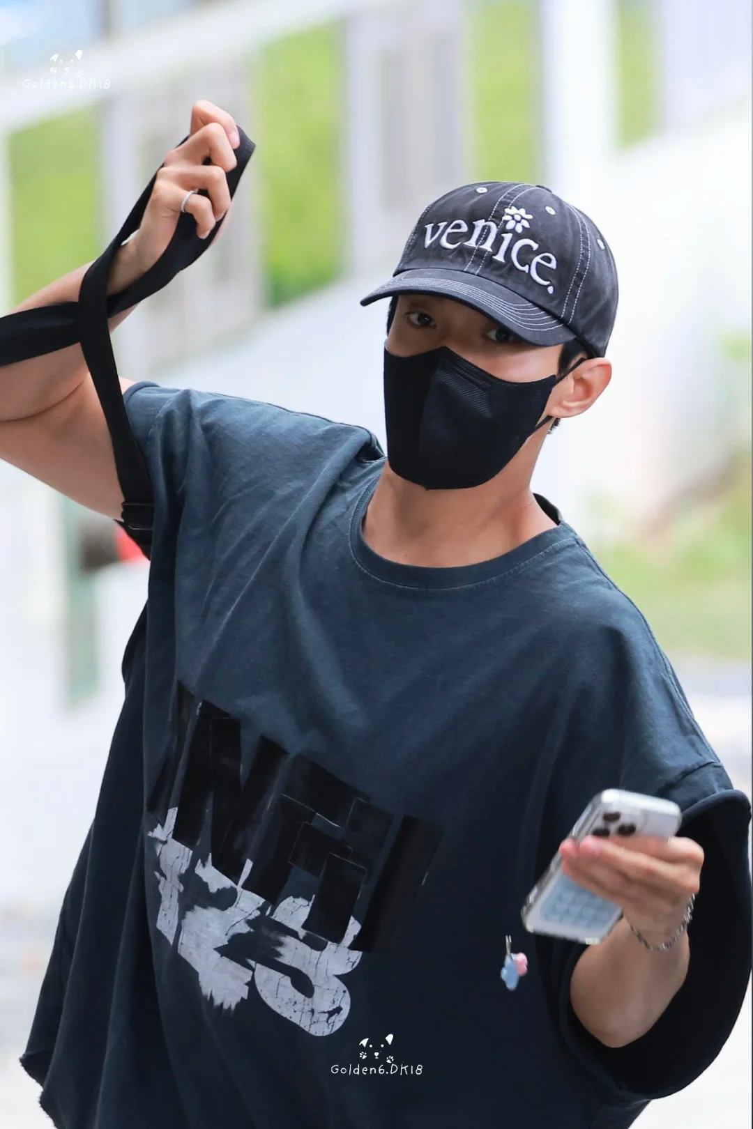 Seventeen DK Inspired Washed Grey Sleeveless Tee