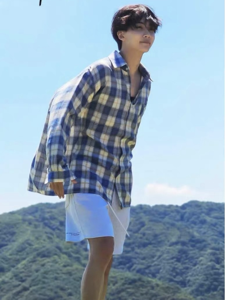 Seventeen&Aespa&ITZY Inspired Plaid Shirt