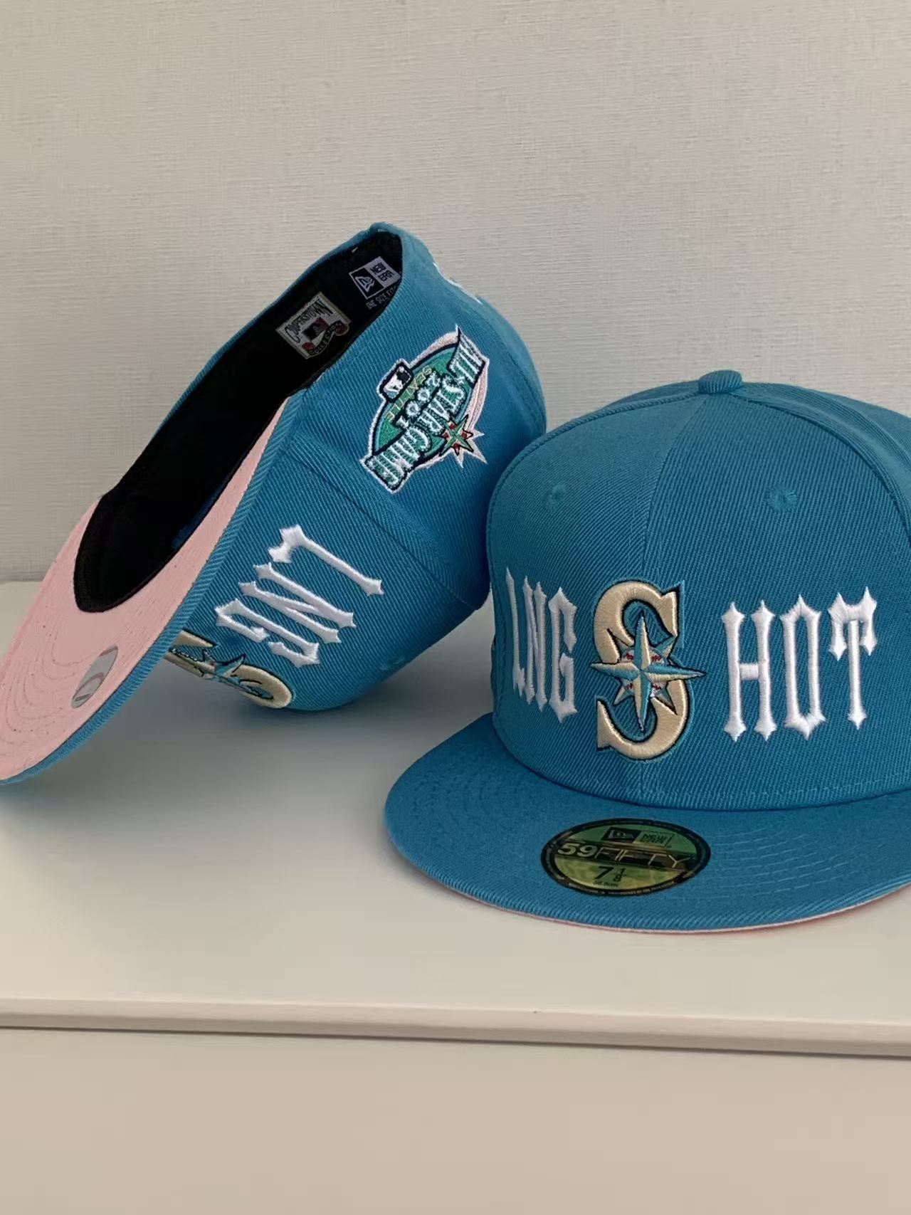 Red Blue Embroidered Baseball  Custom Cap Hat 