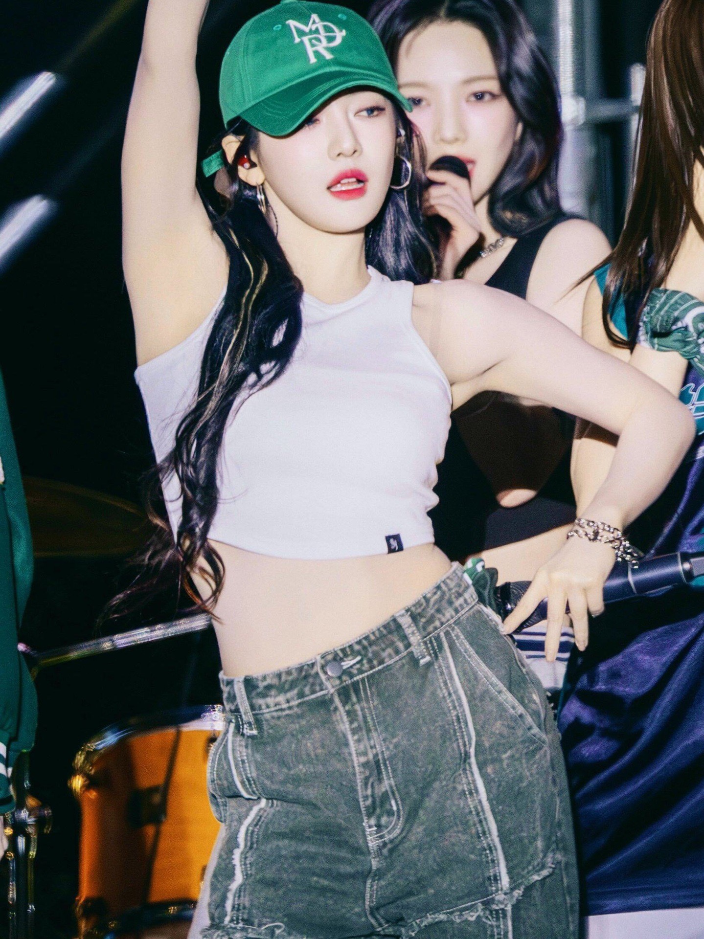 Aespa Ningning Inspired Raw - Edge Straight Pants