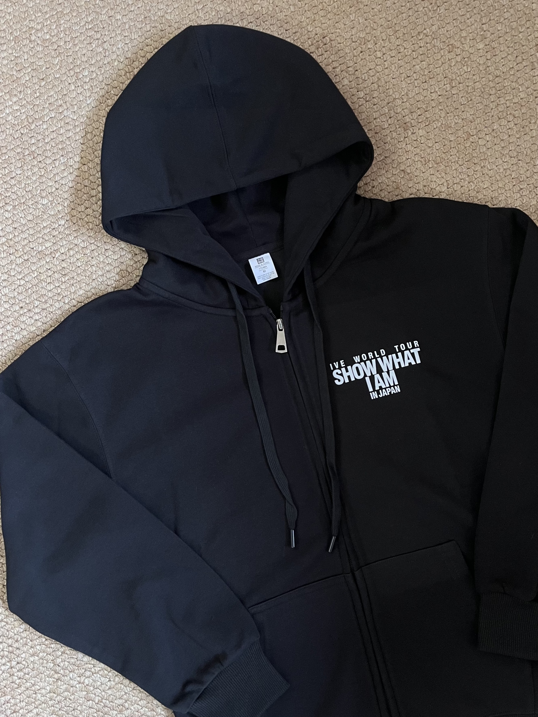 IVE 2026 World Tour Show What I Am Merch Inspired Winged Crest Zip Hoodie