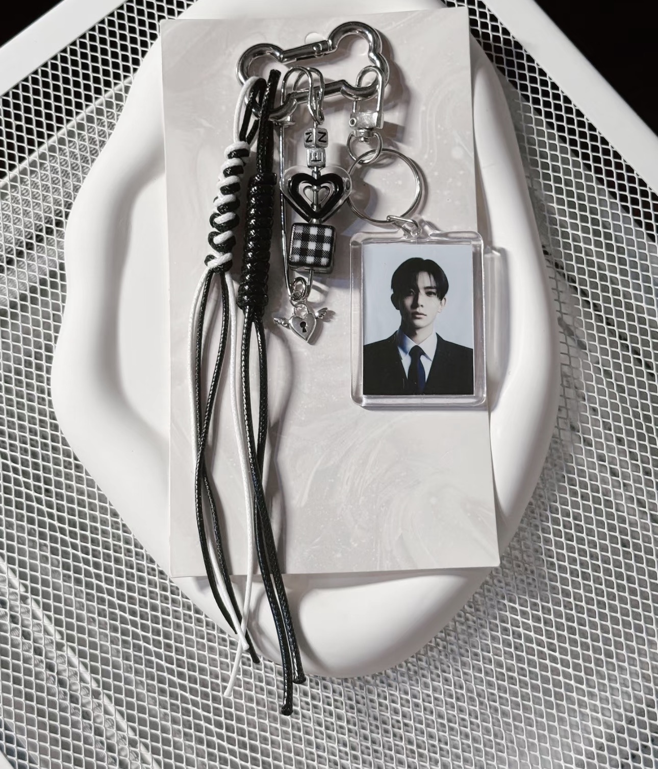 ENHYPEN Member Handmade Acrylic Keychain Bag Charm