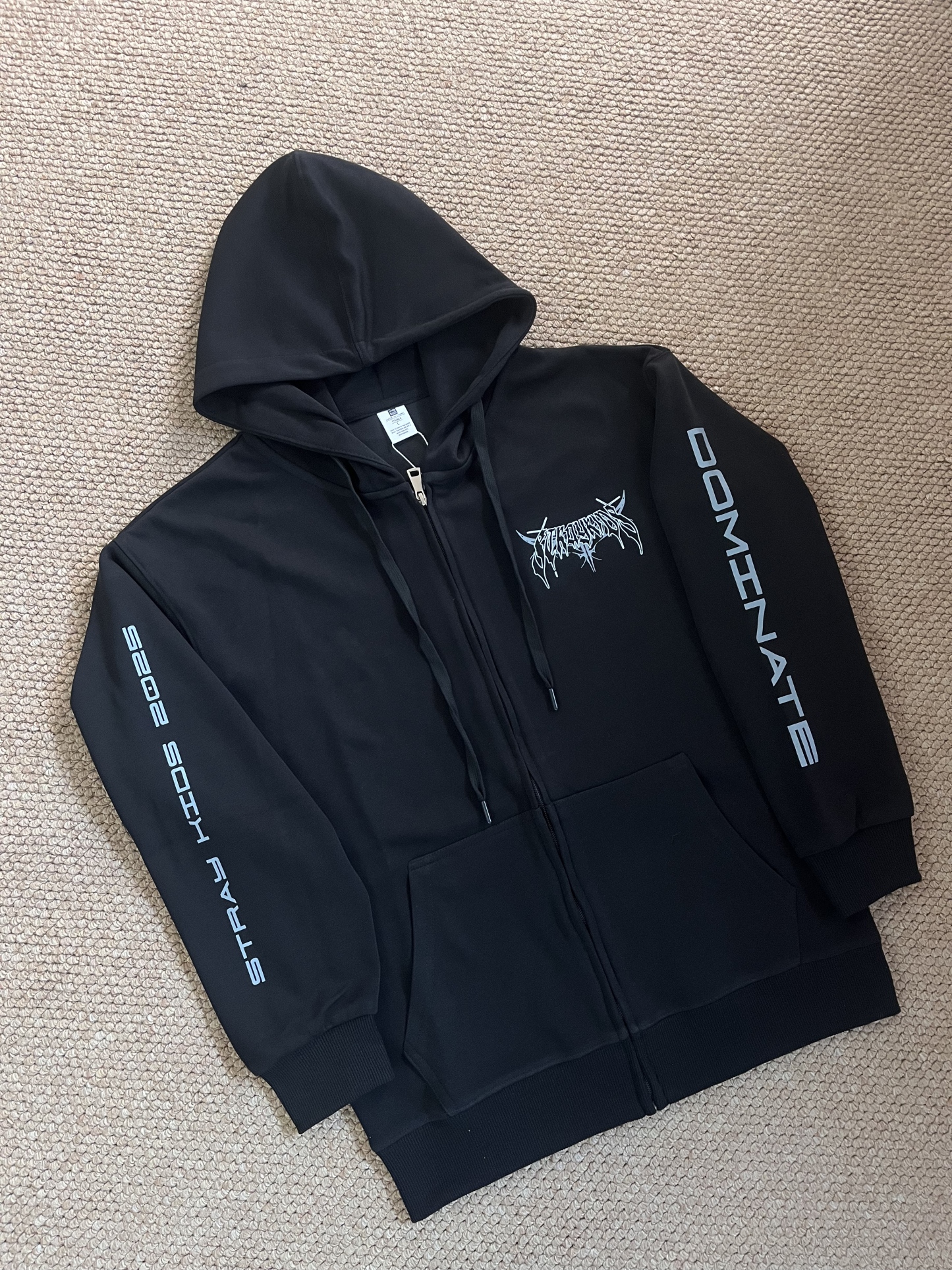 Stray kids 2025 World Tour dominATE inspired Zip-up Hoodie-Straykids