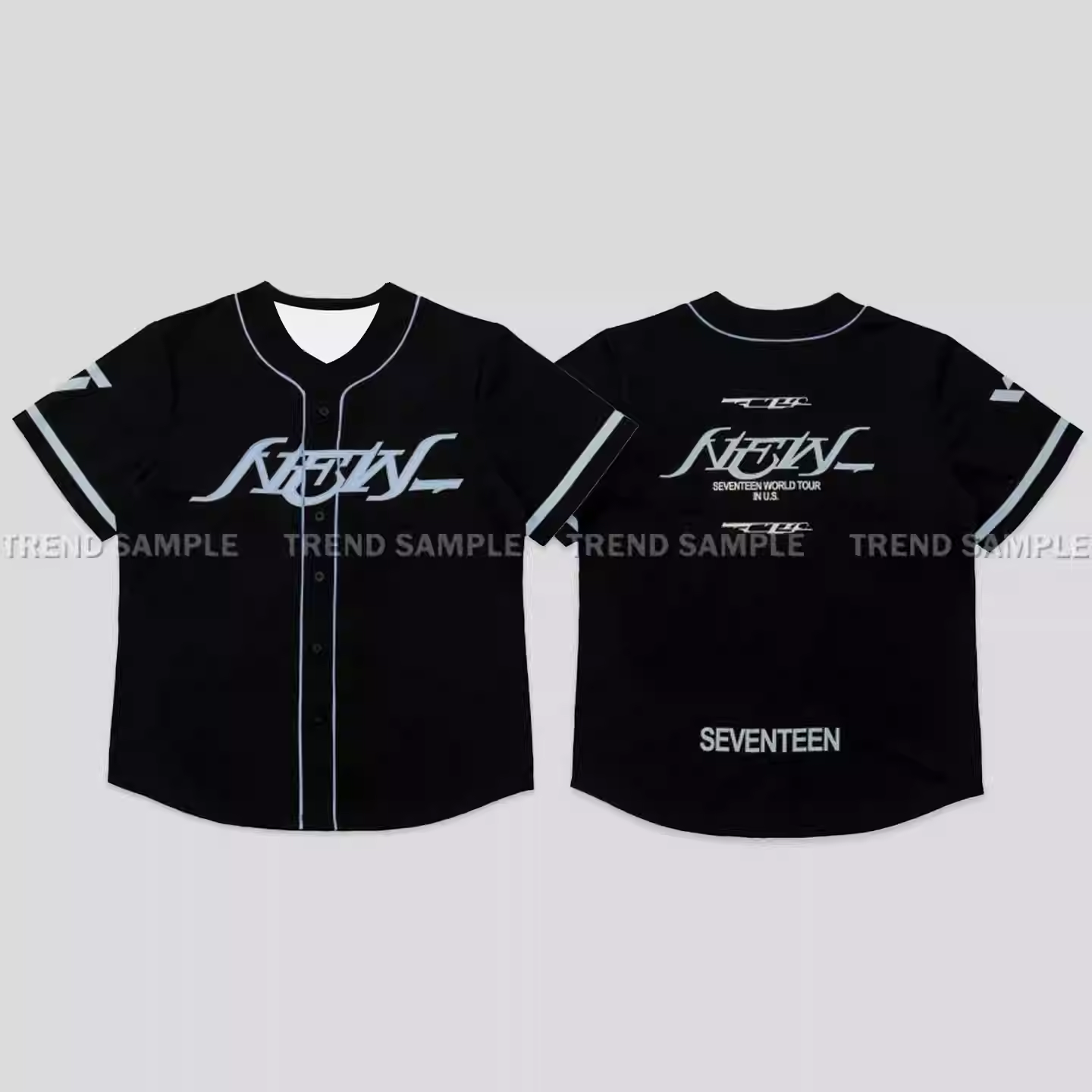 Seventeen World Tour NEW in U.S. Merch Inspired Jersey