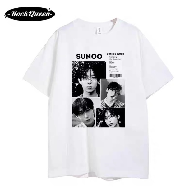 Enhypen Custom Member Graphic T-Shirt