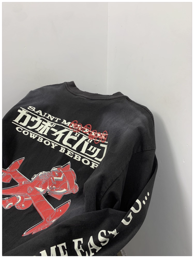 Riize Shotaro Inspired Cowboy Bebop Long Sleeve T-Shirt