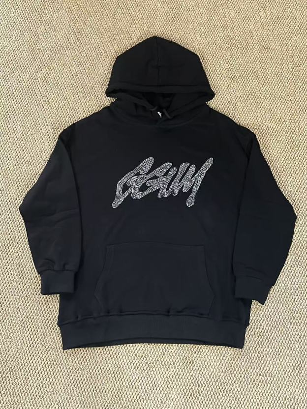 TXT Yeonjun-Black GGUM Rhinestone inspired Hoodie
