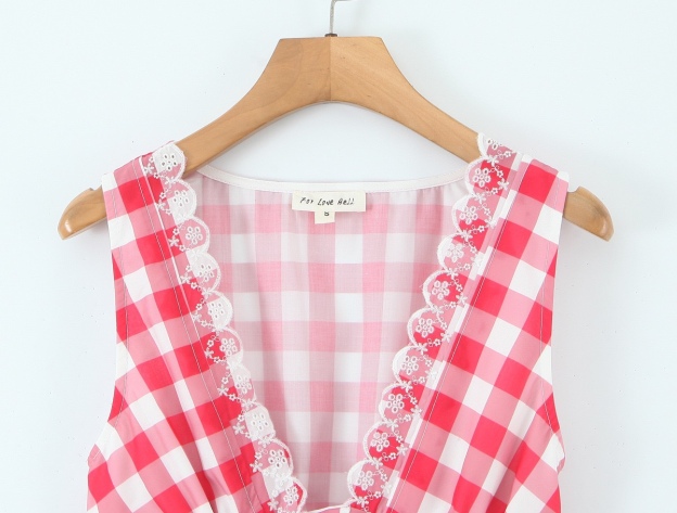 IVE Yujin Inspired Gingham Dress