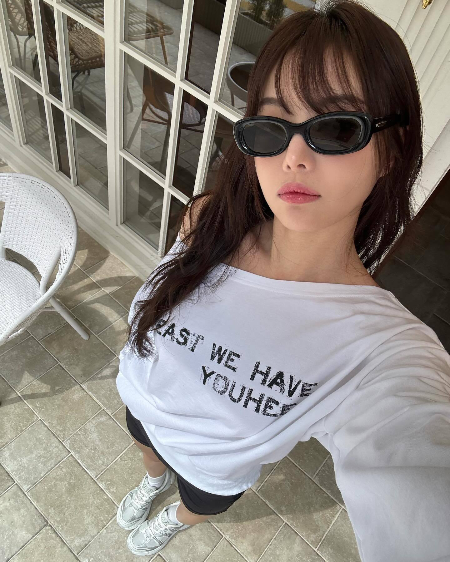 Red Velvet Joy Asymmetrical Off Shoulder Long Sleeve Sweatshirt