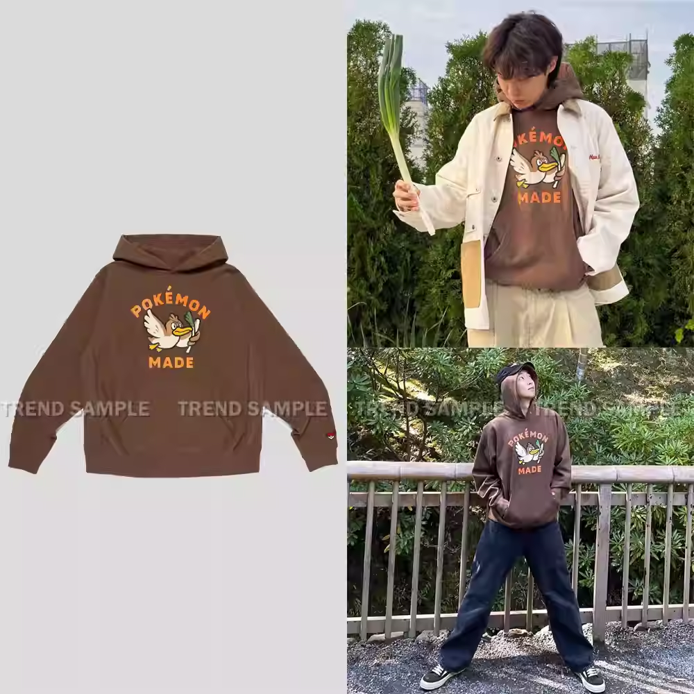 BTS RM&J-HOPE Inspired Pokémon Farfetch'd Hoodie