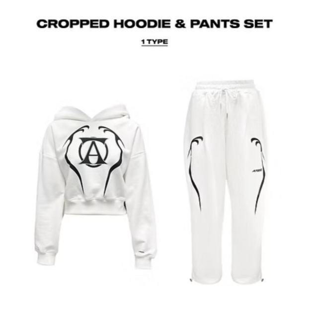 ATEEZ WORLD TOUR ‘TOWARDS THE LIGHT‘ Europe Cropped Hoodie Pants Set