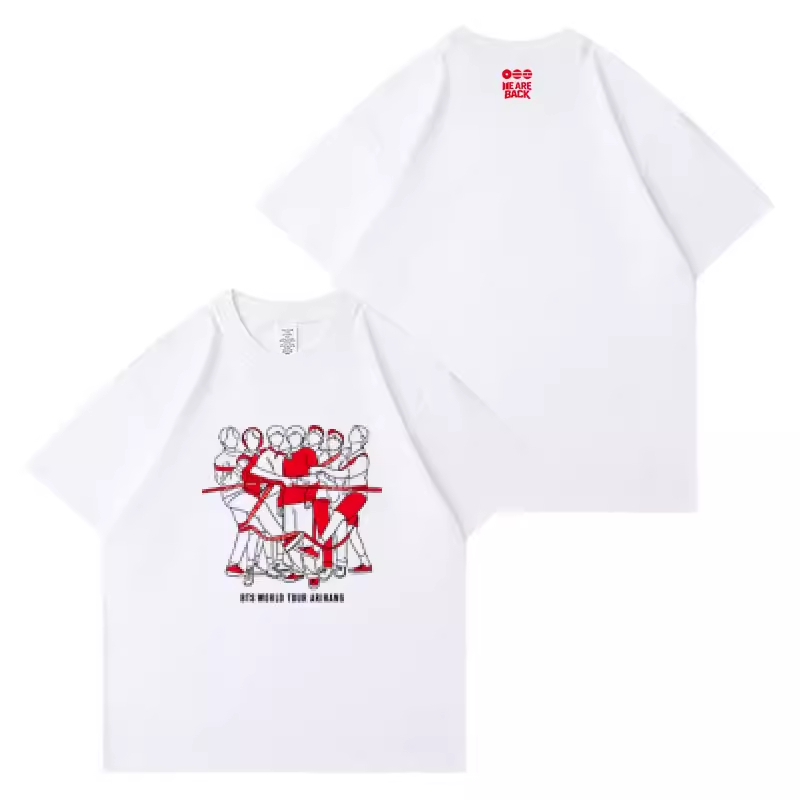 BTS 2026 World Tour Merch Inspired T-Shirt