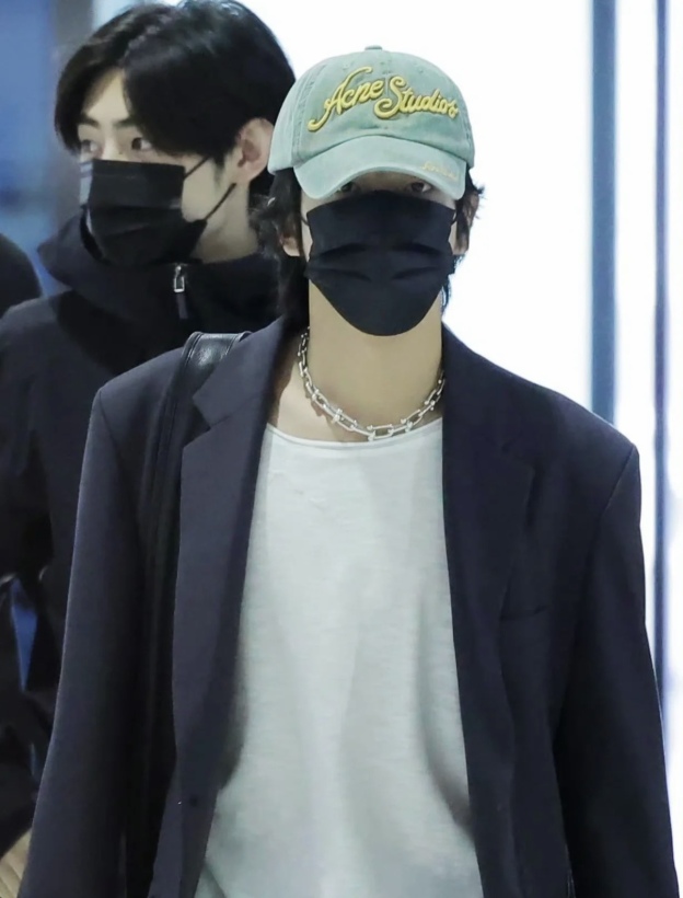 Enhypen Jake &Heeseung inspired Acne Embroidered baseball cap