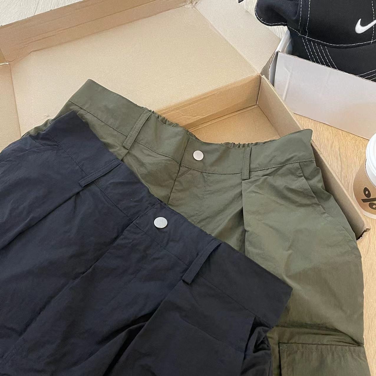 IVE Wonyoung&Lesserafim Chaewon Inspired Multi-Pocket Cargo Pants