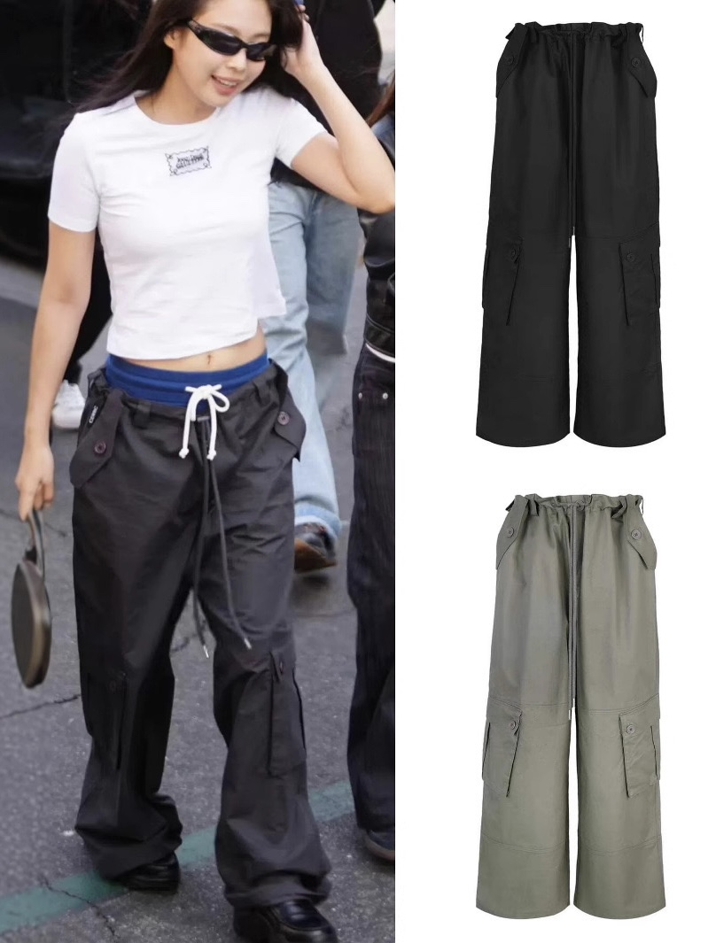 Blackpink Jennie Inspired Pockets Cargo Pants