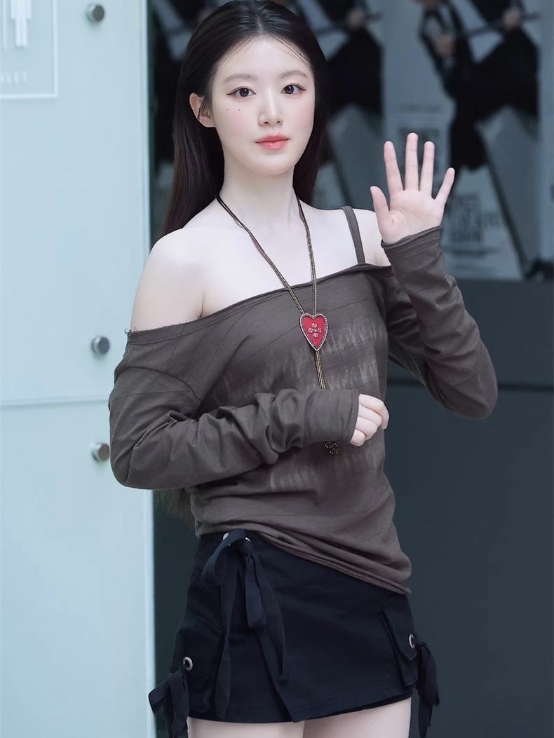 Aespa Karina & Gidle Shuhua Inspired Buckle Cargo Skirt