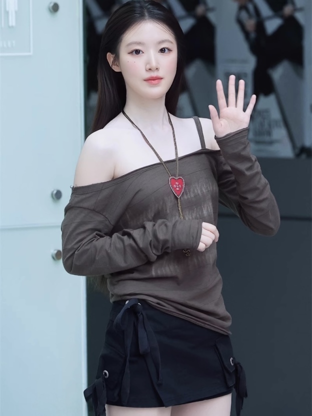 Aespa Karina & Gidle Shuhua Inspired Buckle Cargo Skirt