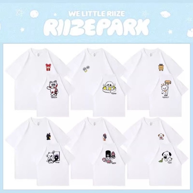 RIIZE PARK Merch Inspired Cartoon T-Shirt - Riize