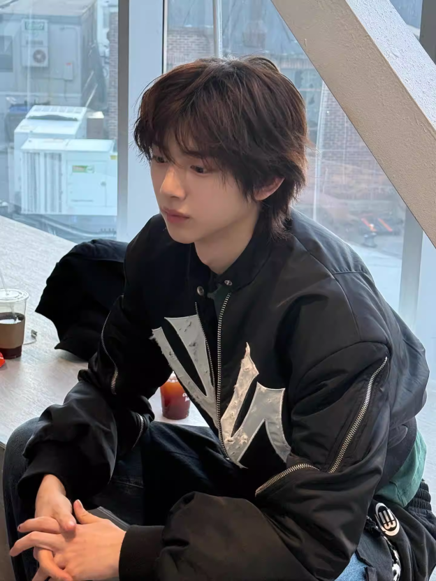 Cortis&Enhypen&Seventeen&Straykids Inspired M Logo Bomber Jacket