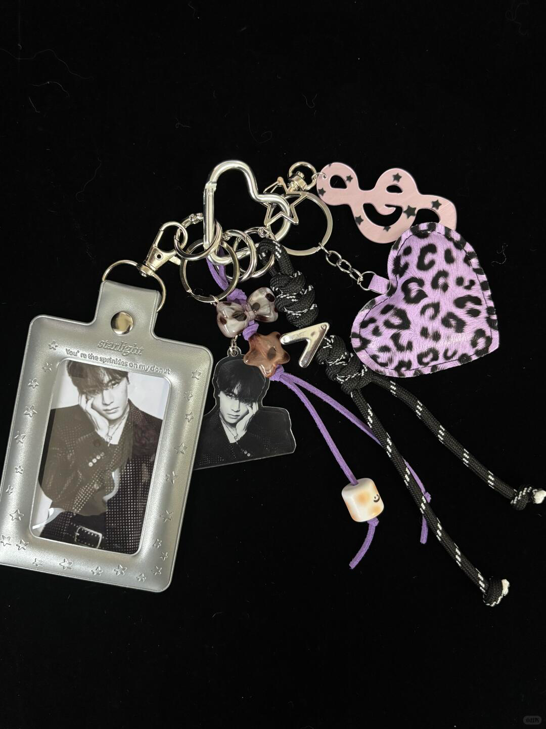 BTS Photocard Holder Keychain Bag Charm