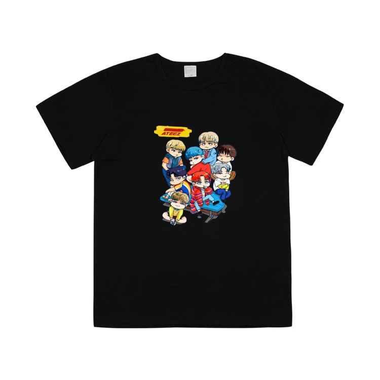 ATEEZ Customized Cartoon T-Shirt