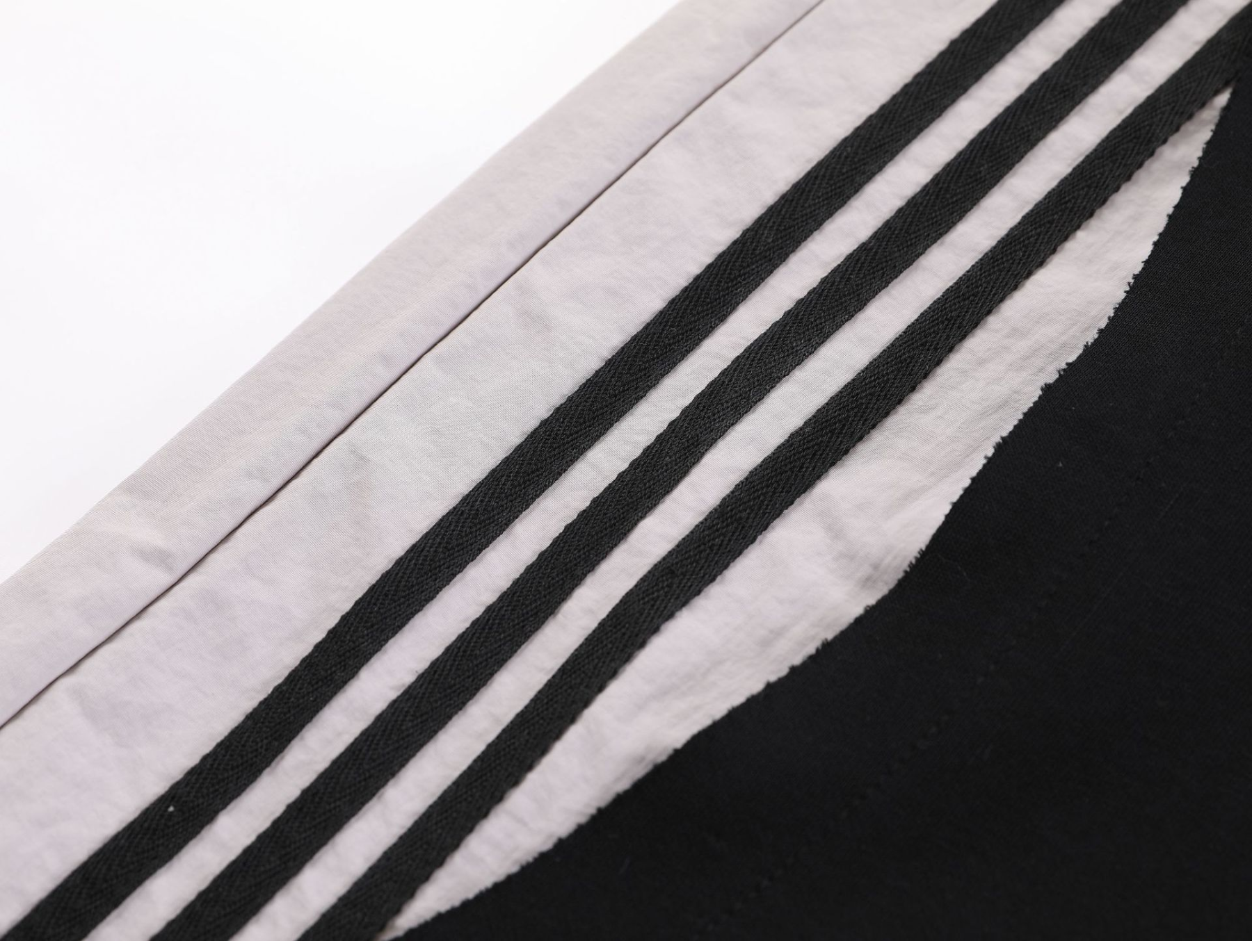Enhypen Jay Inspired Deconstructed Double Waistband Three-Stripe Sweatpants