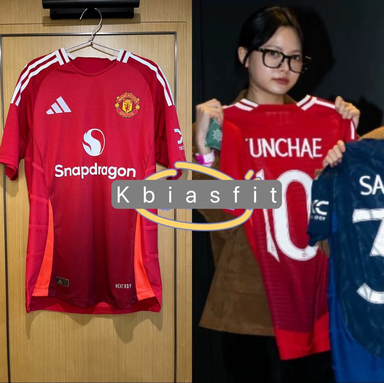 LE SSERAFIM Manchester United Authentic Inspired  customized Jersey