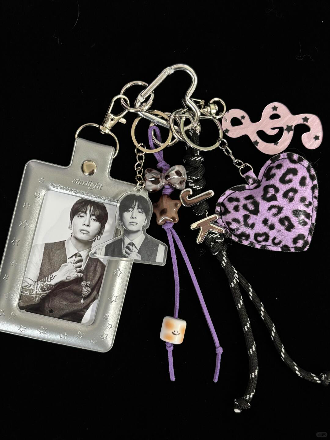 BTS Photocard Holder Keychain Bag Charm