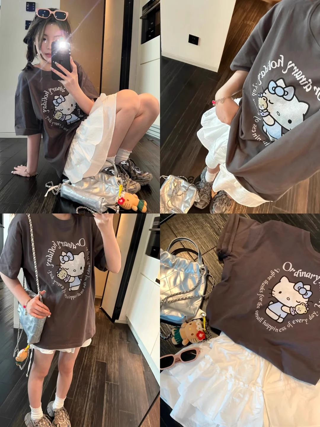 Blackpink Jisoo Inspired Hello Kitty T-Shirt