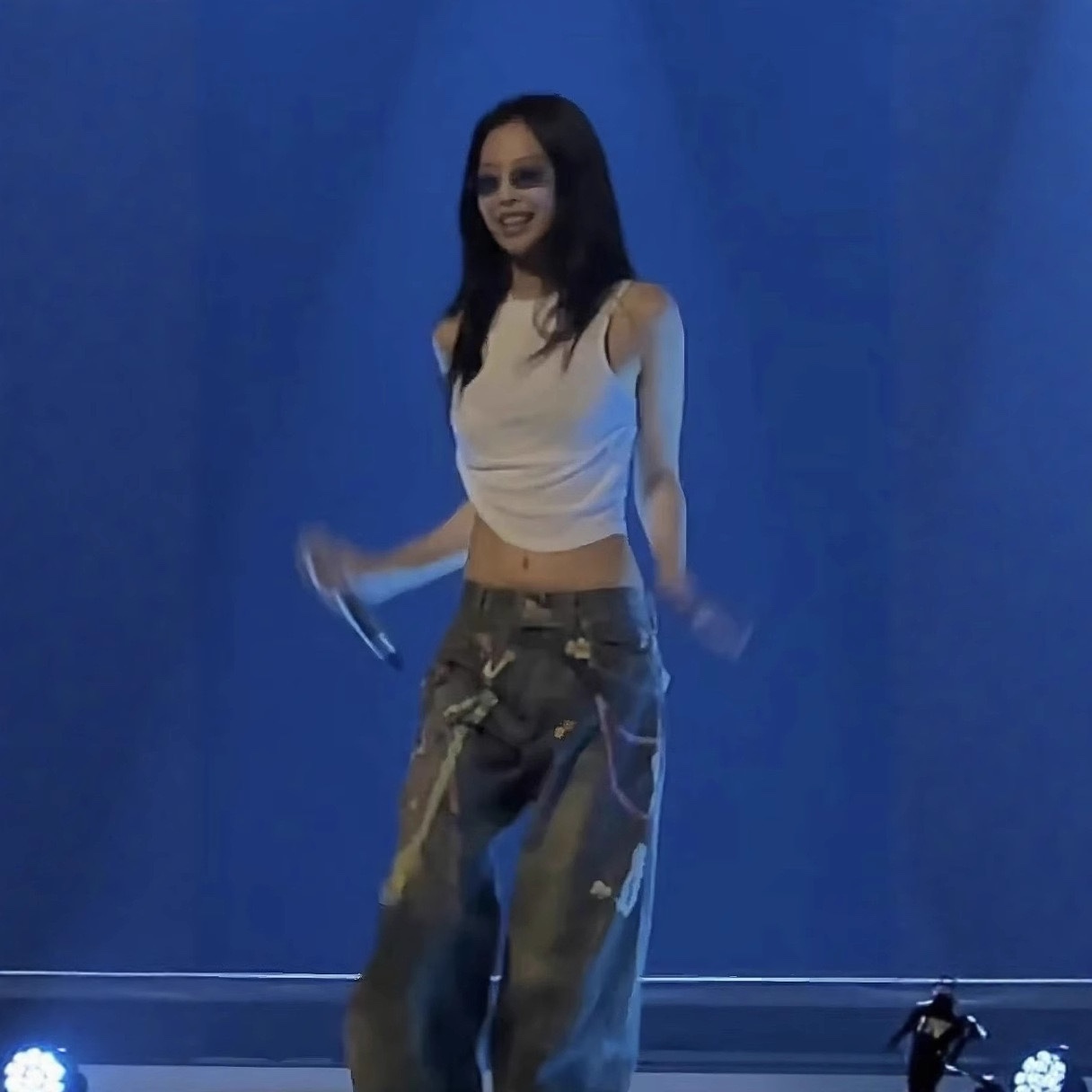 Blackpink Jennie Inspired Asymmetric Strap Tank Top