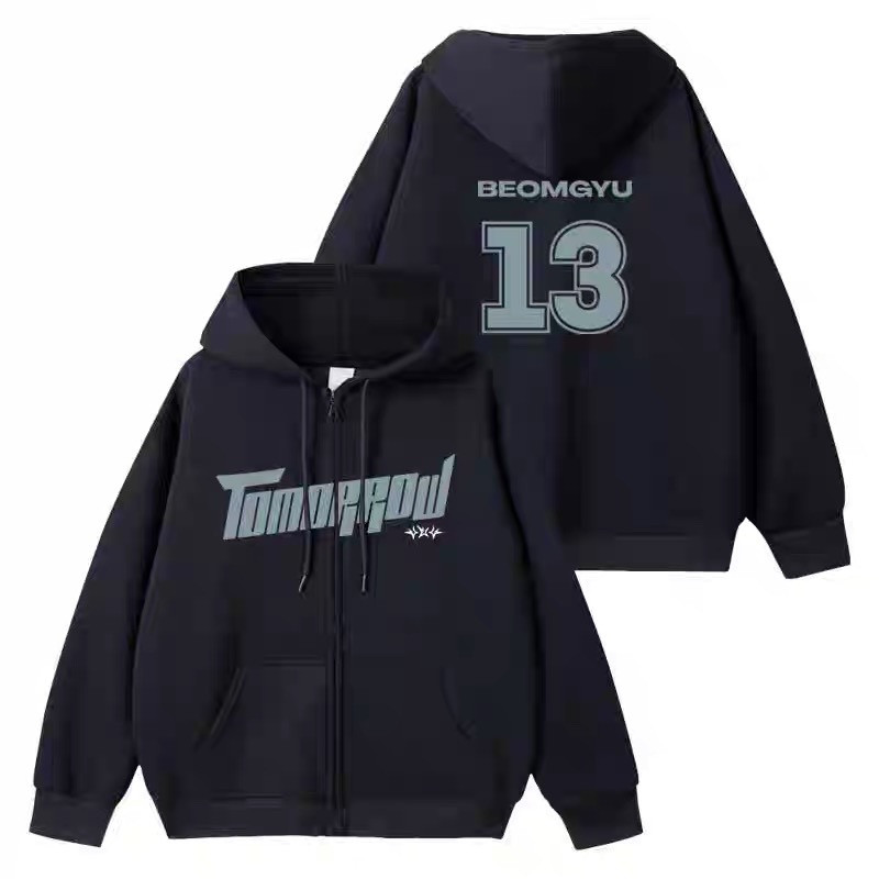 TXT 2025 World Tour Act Promise in Japan Merch Inspired Zip-up Hoodie