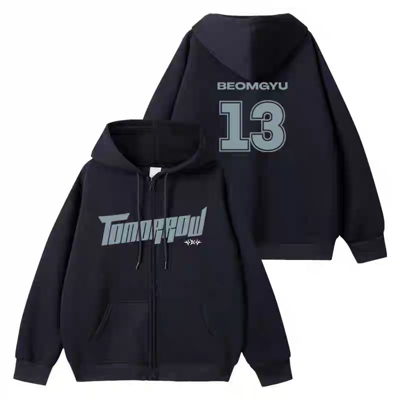 TXT 2025 World Tour Act Promise in Japan Merch Inspired Zip-up Hoodie