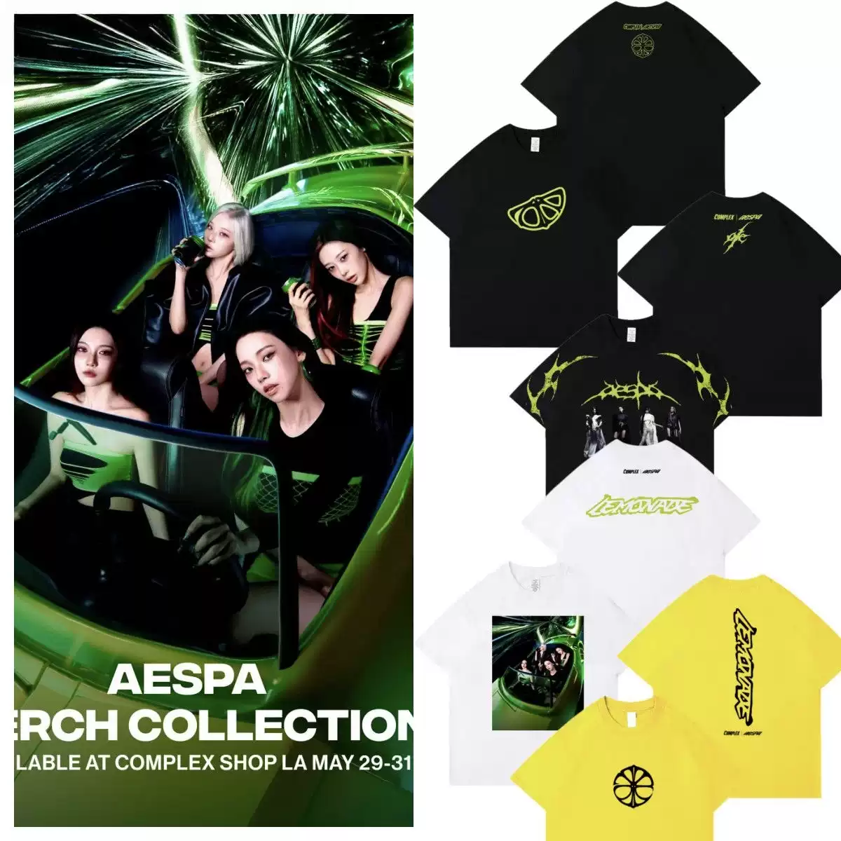 Aespa Lemonade Merch Inspired T-Shirt