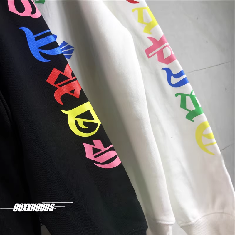 Ehypen Niki Inspired Multi Color Cemetery Cross Logo Hoodie